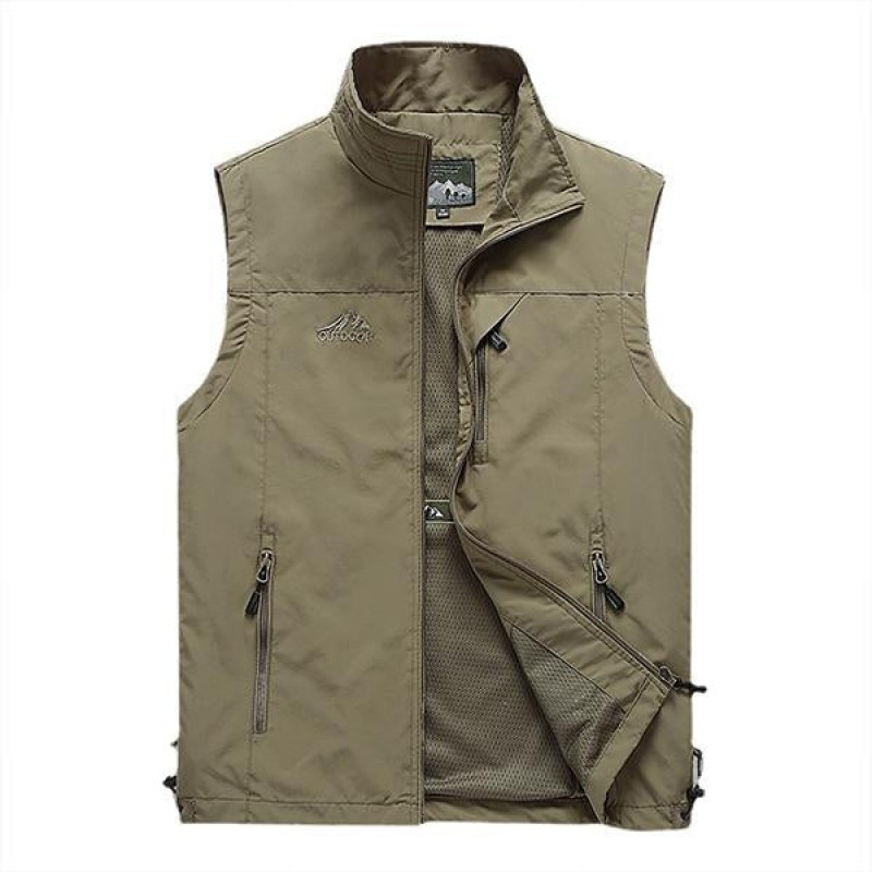 MENS CASUAL OUTDOOR LEISURE VEST 07692649M