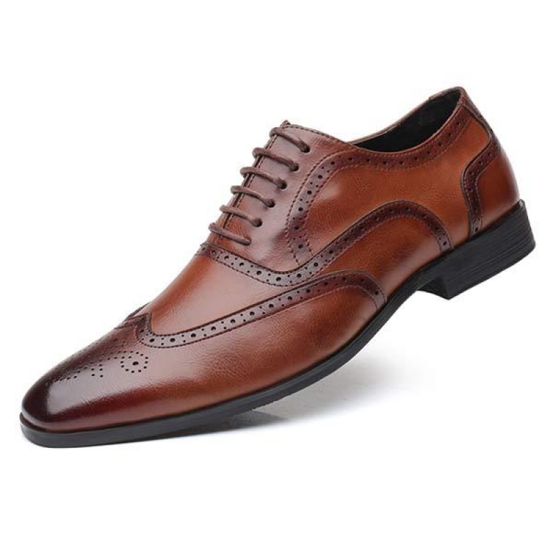 MENS BROGUE BUSINESS SHOES 02236217