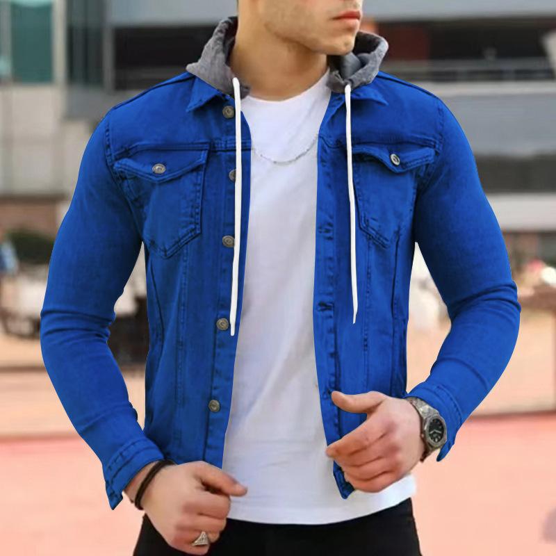 Mens Hooded Workwear Multi-Pocket Jacket 53780015X