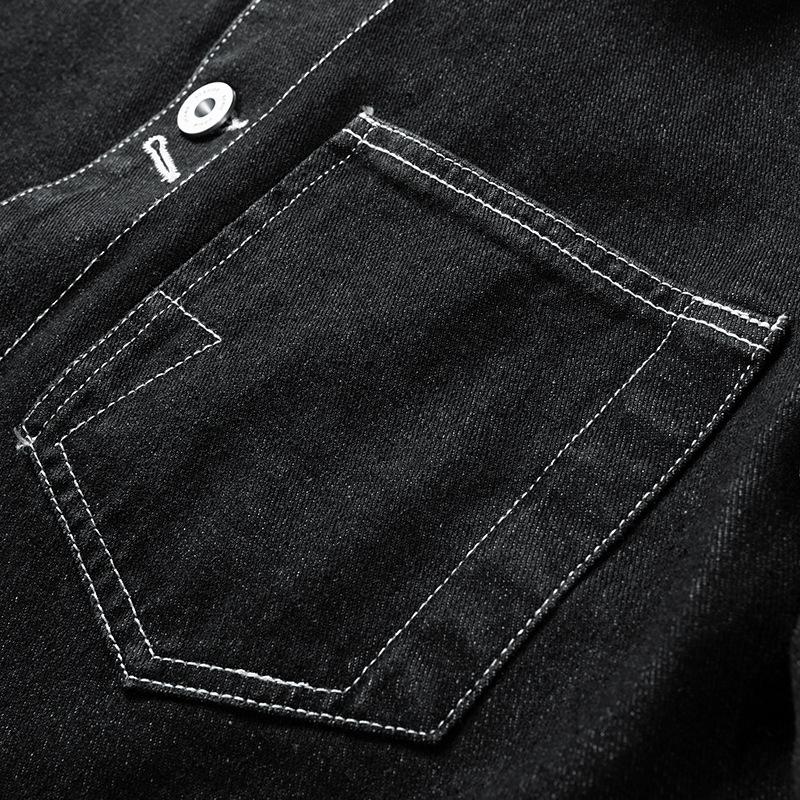 Mens Multi-pocket Tooling Denim Jacket 80979641Z