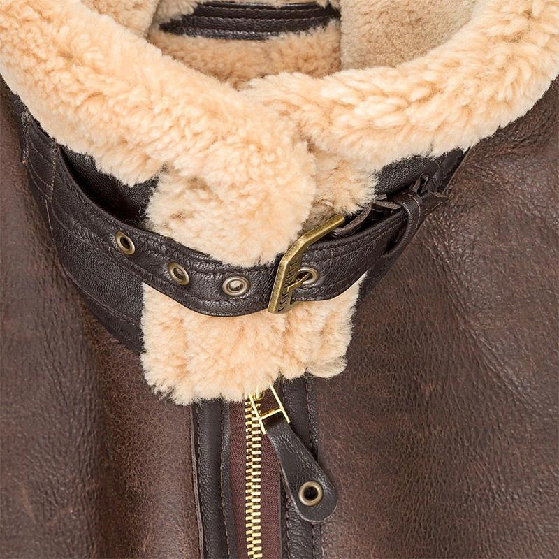 Mens Casual Lapel Warm Long Sleeve Faux Leather Coat 47070346M
