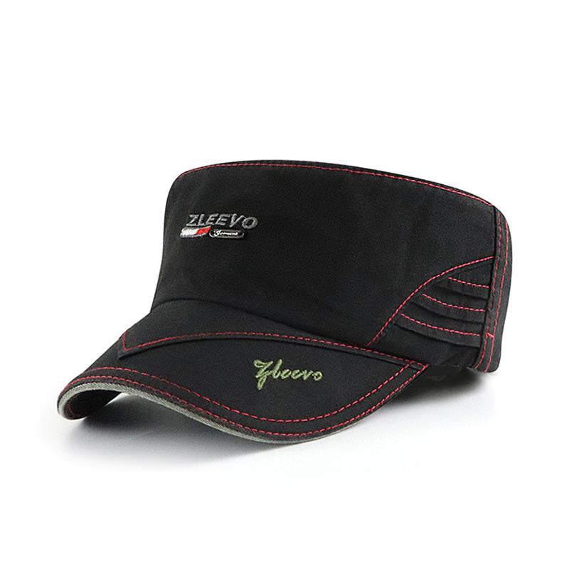 Mens Sun Shade Outdoor Washed Distressed Flat Hat 44136875X