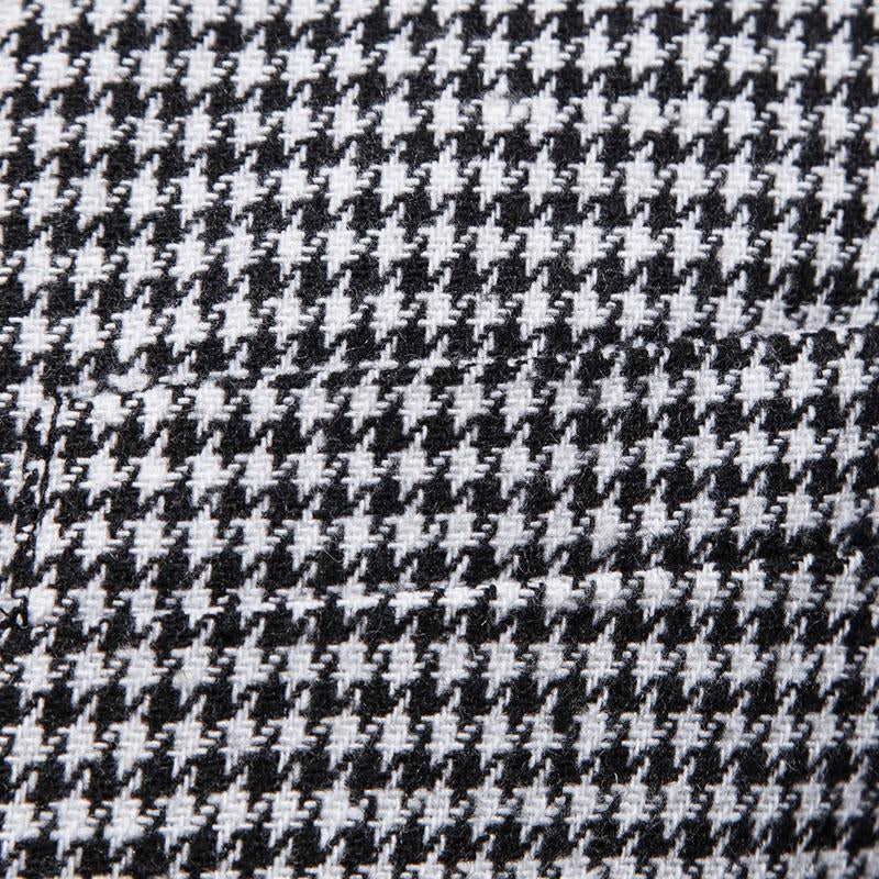 Mens Casual Plaid Lapel Blazer 44845915M
