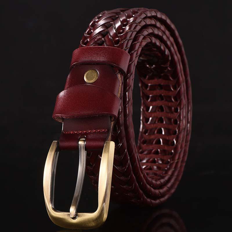 Mens Braided Leather Belt 18488144Q