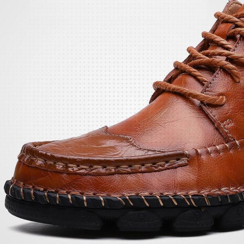 VINTAGE MENS LEATHER SHORT BOOTS 59095930X