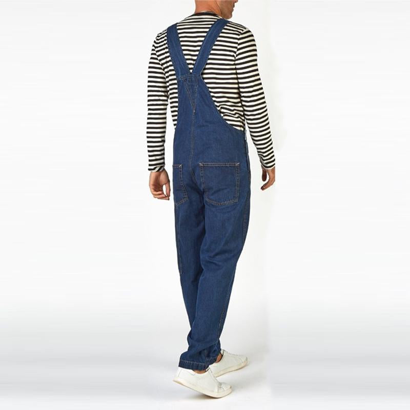 Mens Casual Vintage Denim Overalls 10222895Y