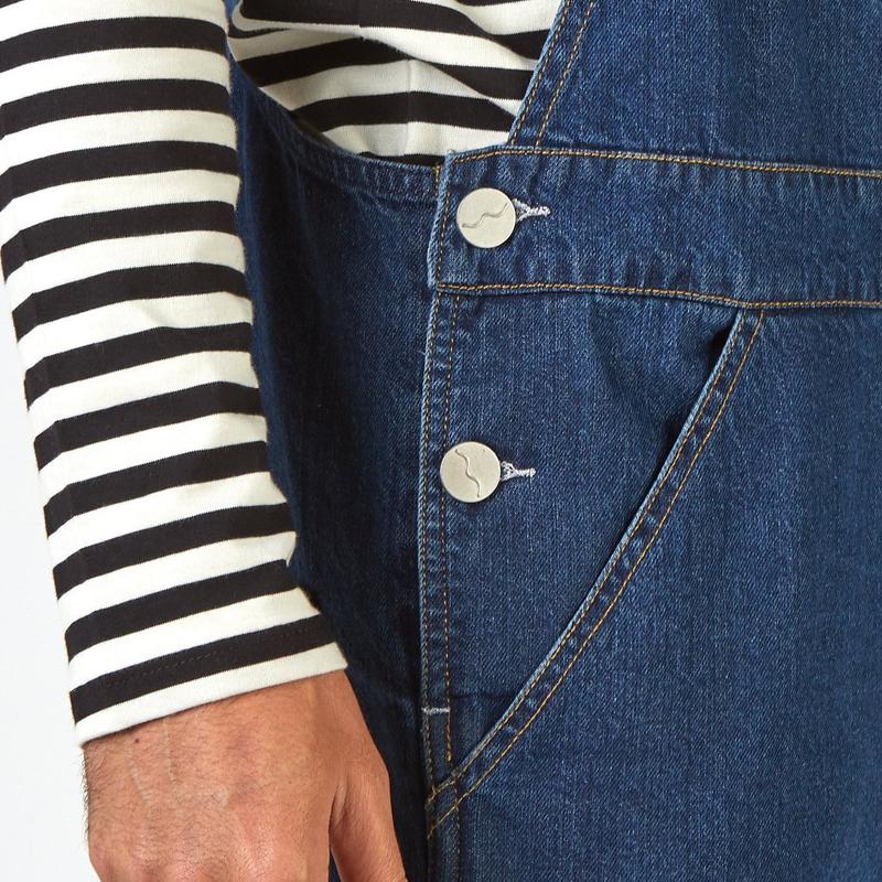 Mens Casual Vintage Denim Overalls 10222895Y
