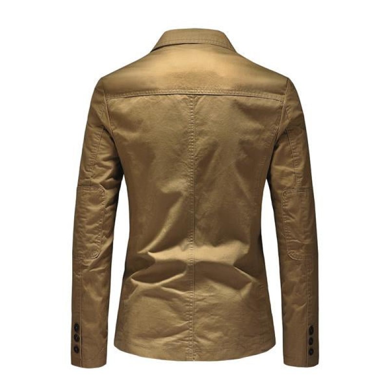 Mens Lapel Solid Color Blazer 98880627X