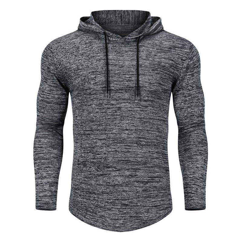 Mens Hooded Knit Pullover Sweater 18070031X