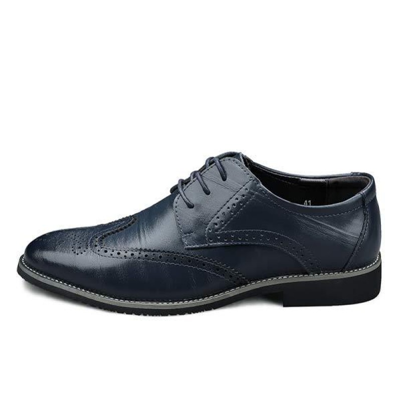 MENS BROGUE FORMAL LEATHER SHOES 03039665