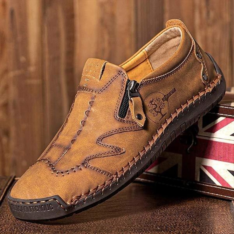 MENS VINTAGE CASUAL LEATHER SHOES 90893563