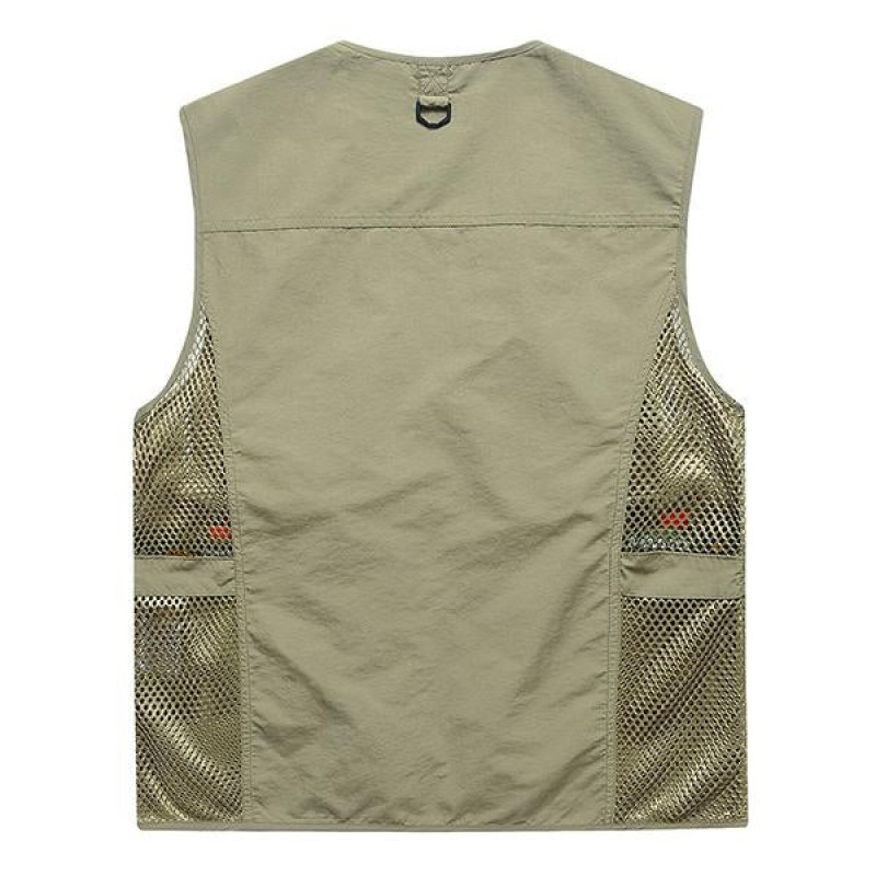 Mens Multi Pocket Mesh Vest 16233504M