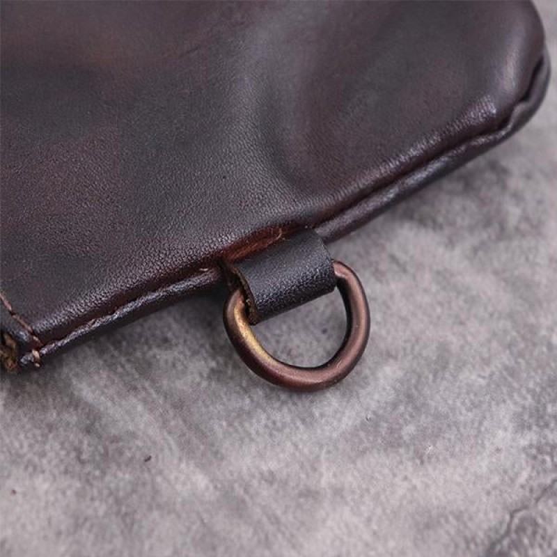 VINTAGE HANDMADE COWHIDE WALLET 65218738M