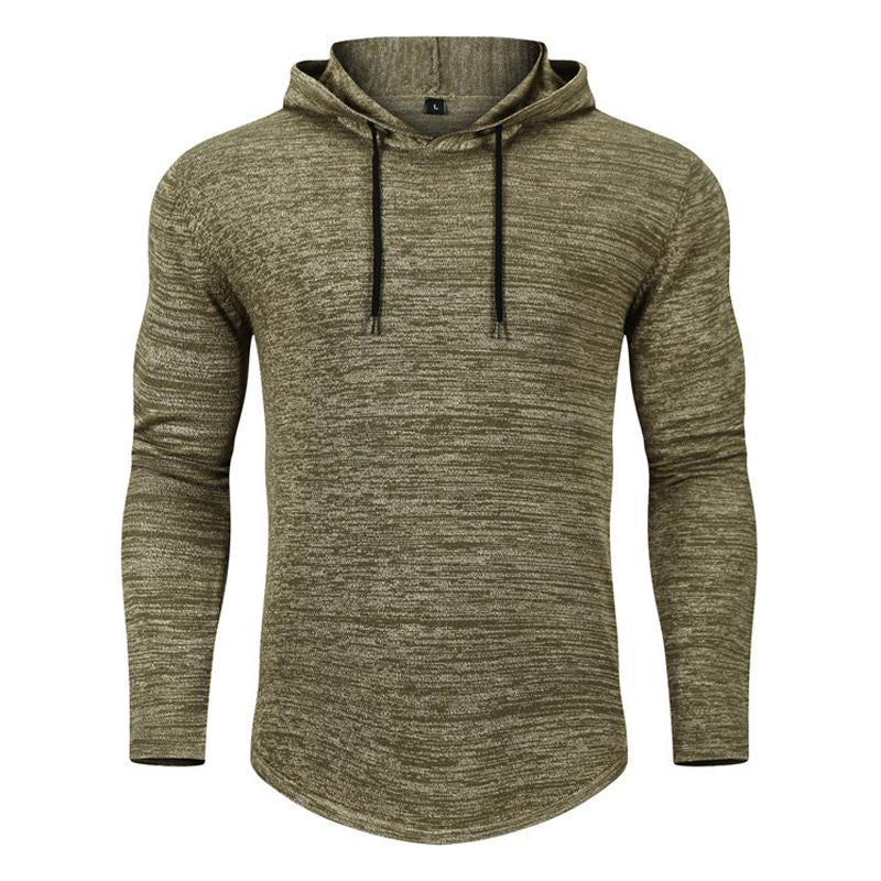 Mens Hooded Knit Pullover Sweater 18070031X
