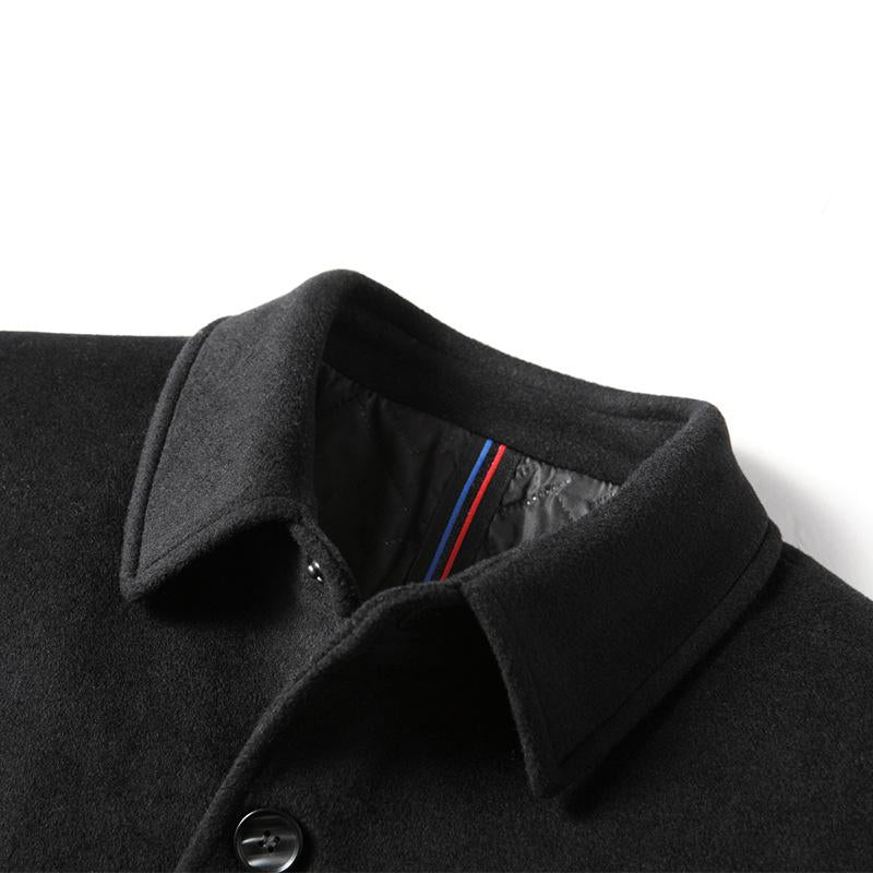 Mens Lapel Quilted Trench Coat 29063110X