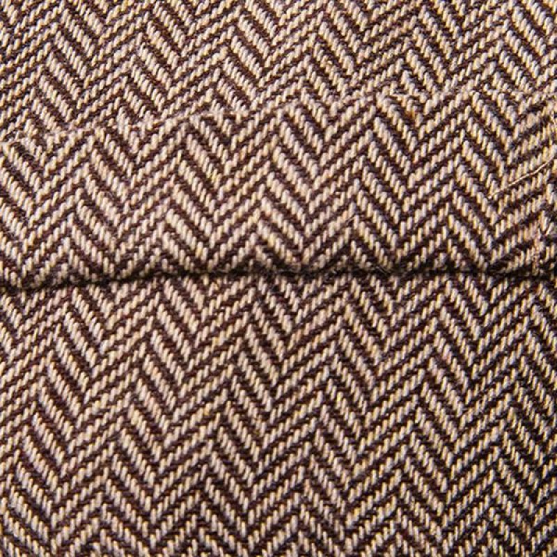 MENS HERRINGBONE SINGLE BREASTED VEST 95347858M