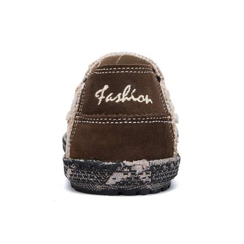 MENS WASHED DENIM CANVAS BREATHABLE CASUAL SHOES 14309547
