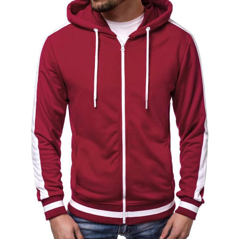 Mens Casual Zipper Hoodie Jacket 94332526M