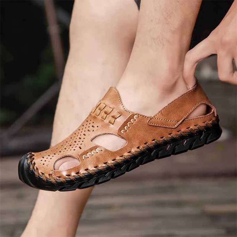 MENS OUTDOOR CASUAL LEATHER SANDALS 83083901