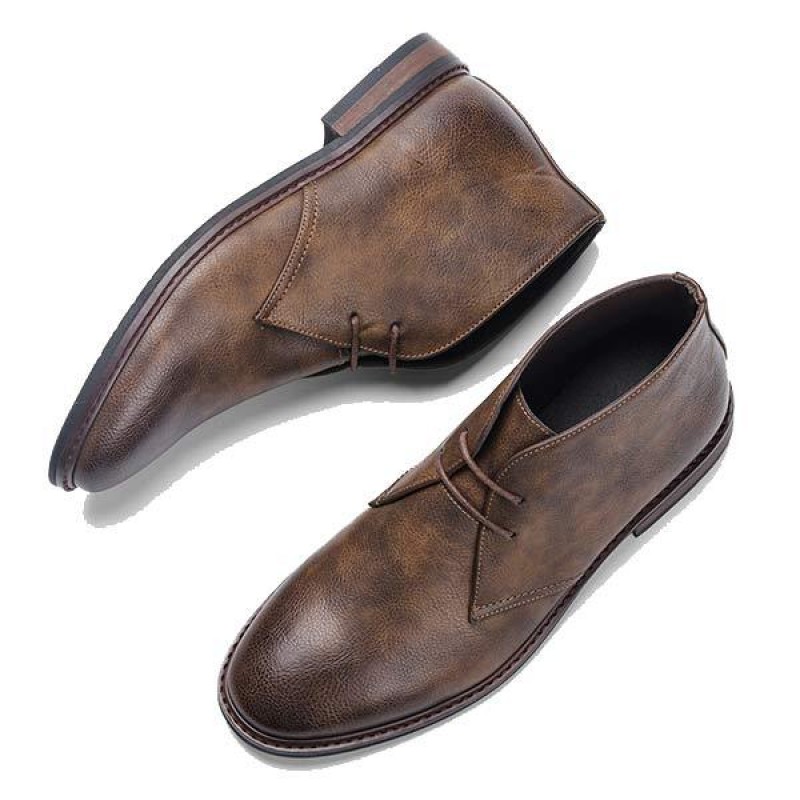 MENS VINTAGE LEATHER ANKLE BOOTS 56567118