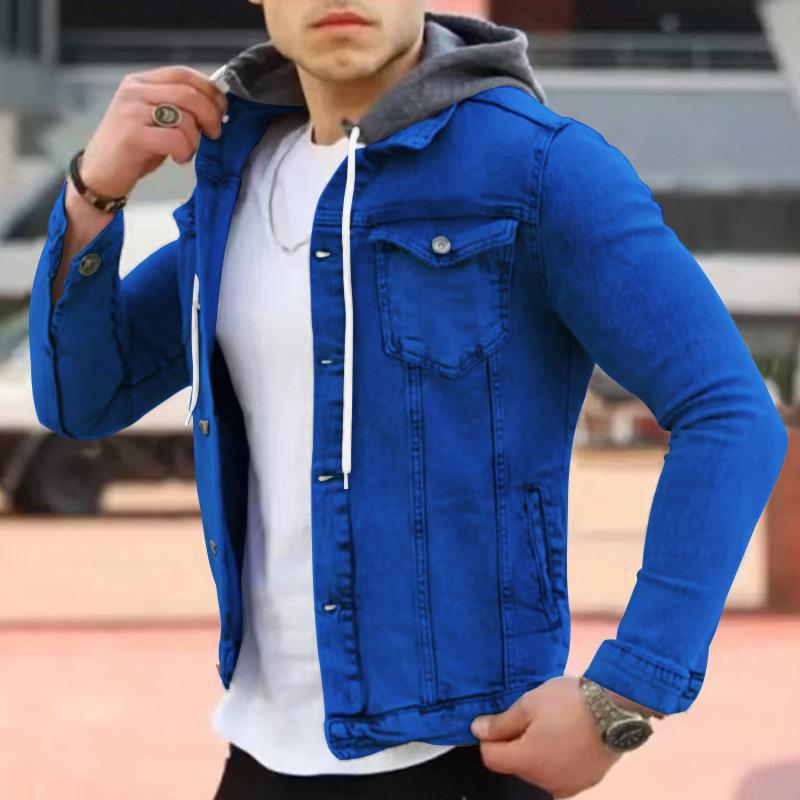 Mens Hooded Workwear Multi-Pocket Jacket 53780015X