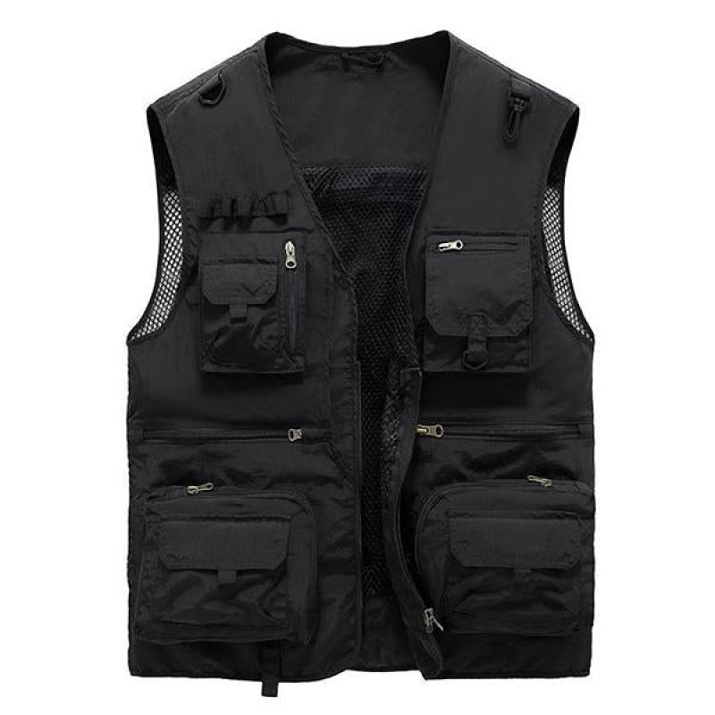 Mens Multi-pocket Outdoor Quick-drying Vest 96825875M