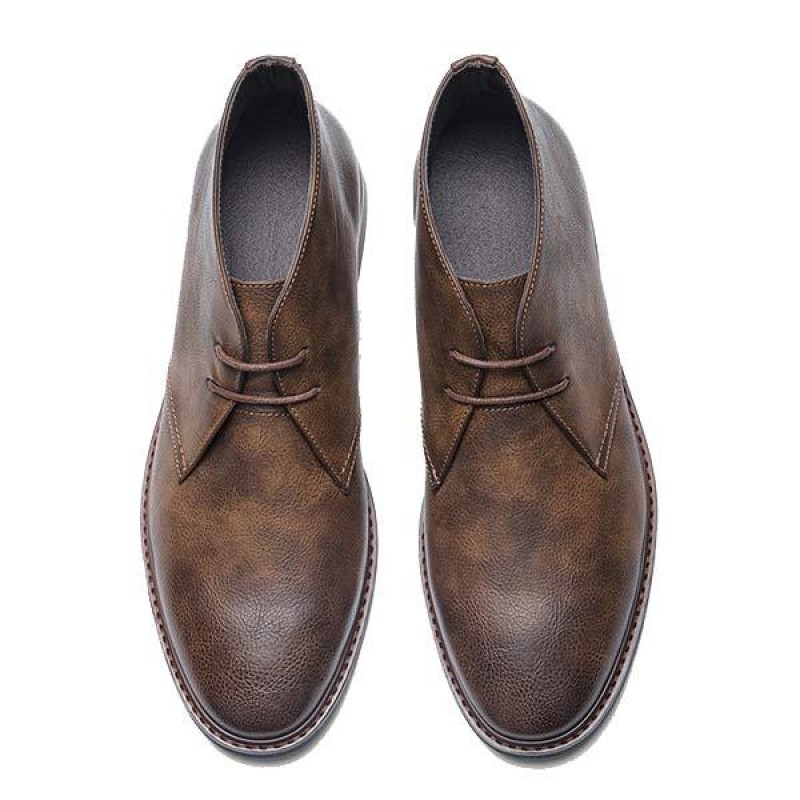 MENS VINTAGE LEATHER ANKLE BOOTS 56567118