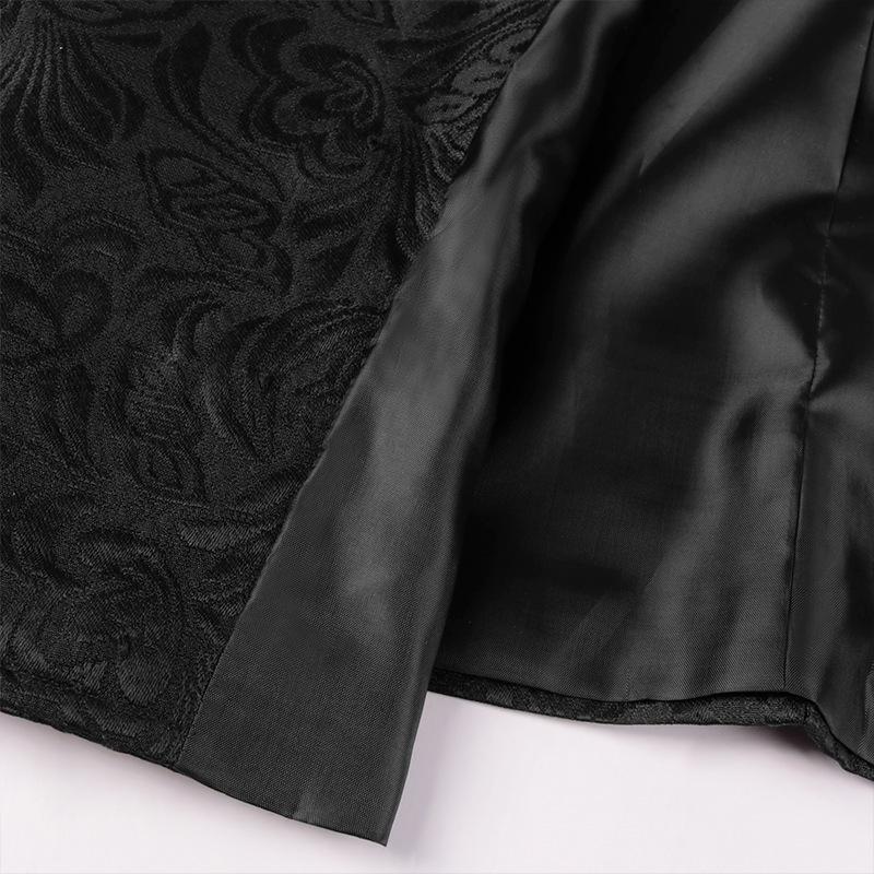 Mens Vintage Lapel Groomsmen Dress Vest 48333082X