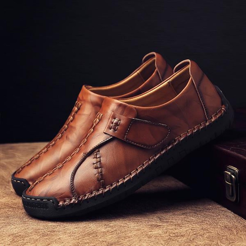 MENS HANDMADE LEATHER SHOES 65409772M