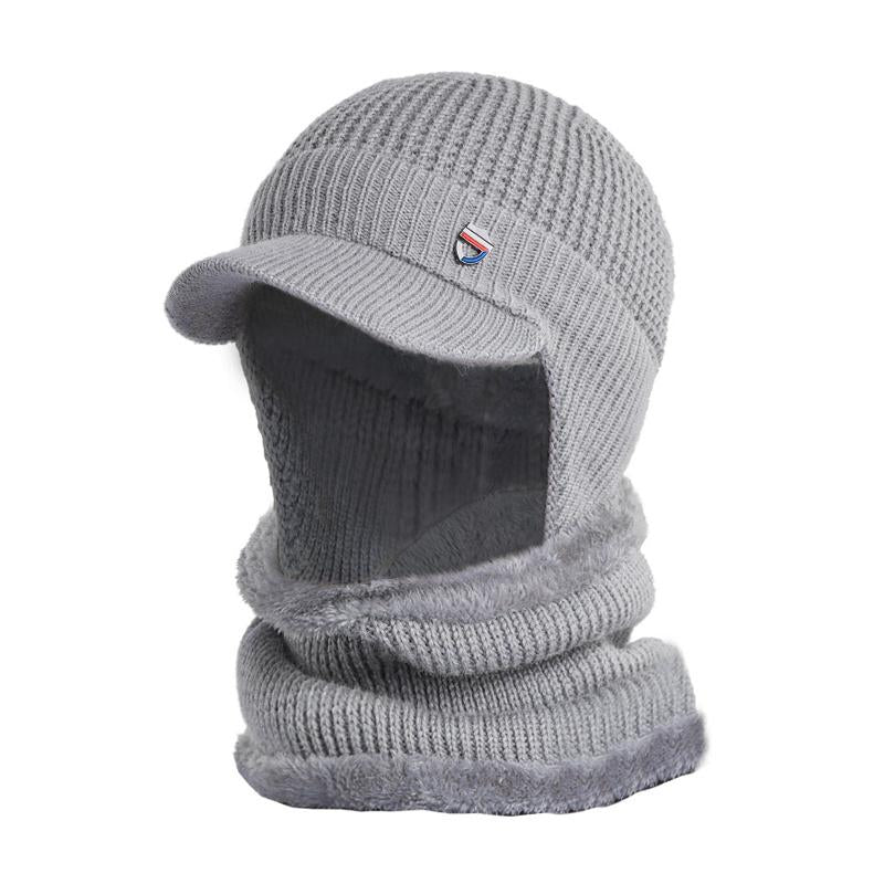 Mens Ear Protector Neck Warm Knit Cap 80451294Y