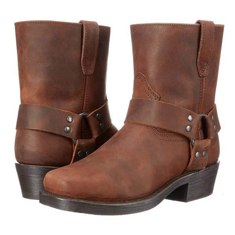 MENS SIDE ZIP WESTERN COWBOY BOOTS 08210795C