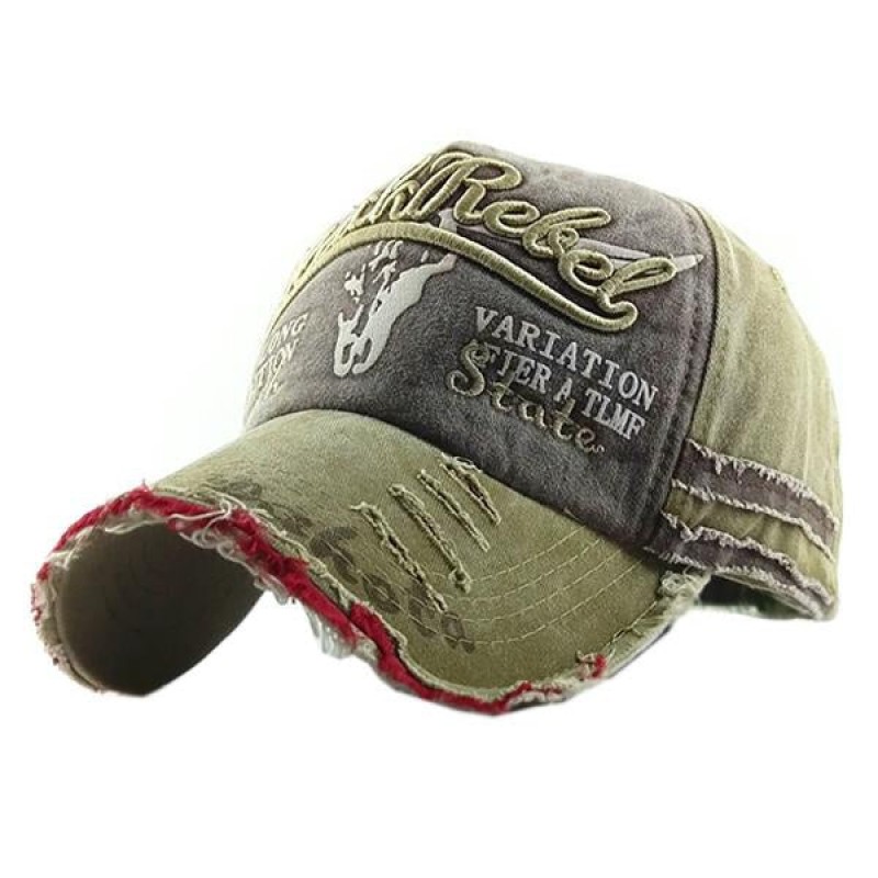 MENS DISTRESSED BASEBALL CAP 60490822M