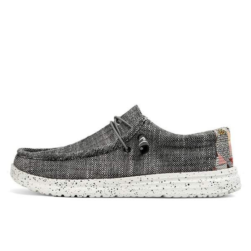MENS CANVAS LOAFERS 25677715