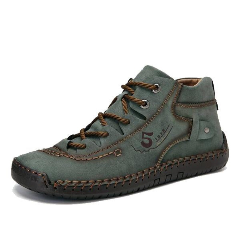 MENS VINTAGE STITCH THREAD BOOTIES