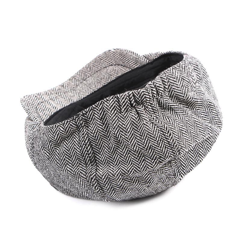 Mens Vintage Check Octagonal Beret 68448037M