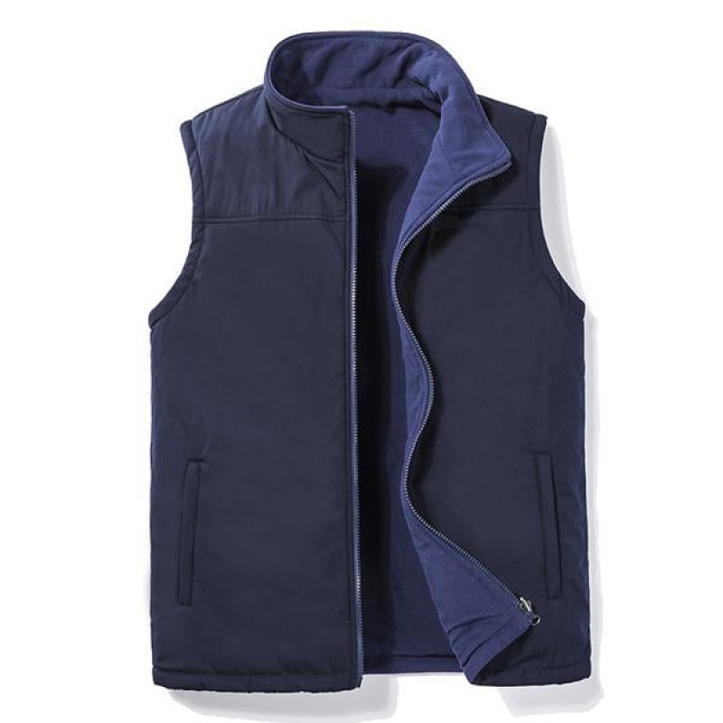 MENS FLEECE REVERSIBLE VEST