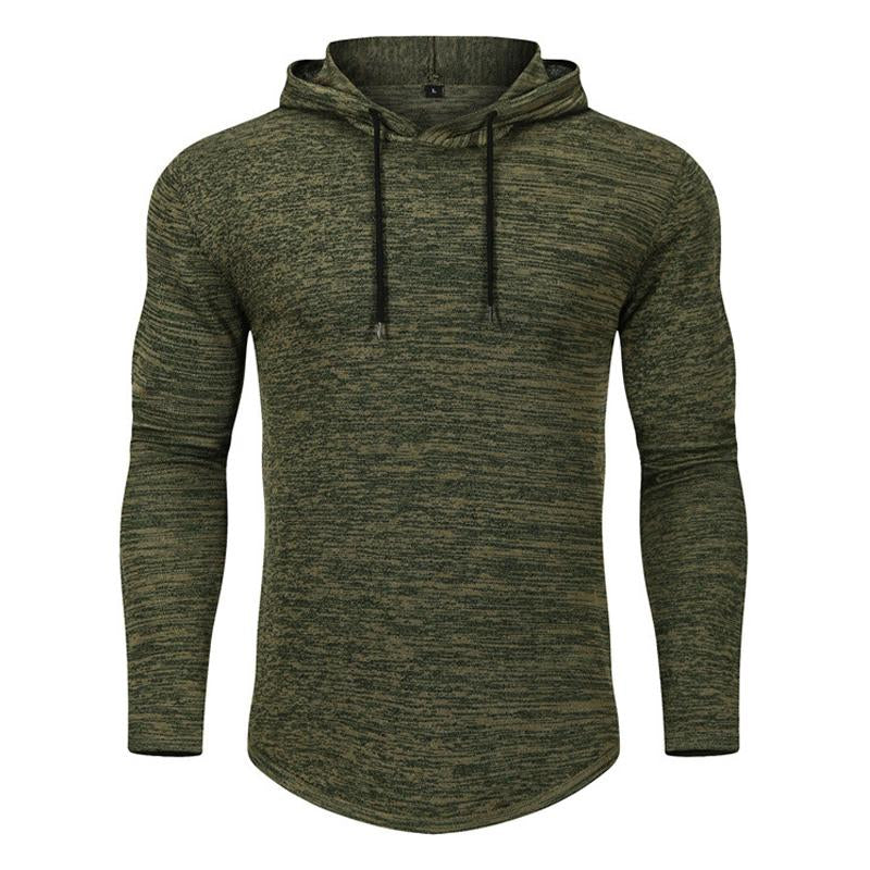 Mens Hooded Knit Pullover Sweater 18070031X