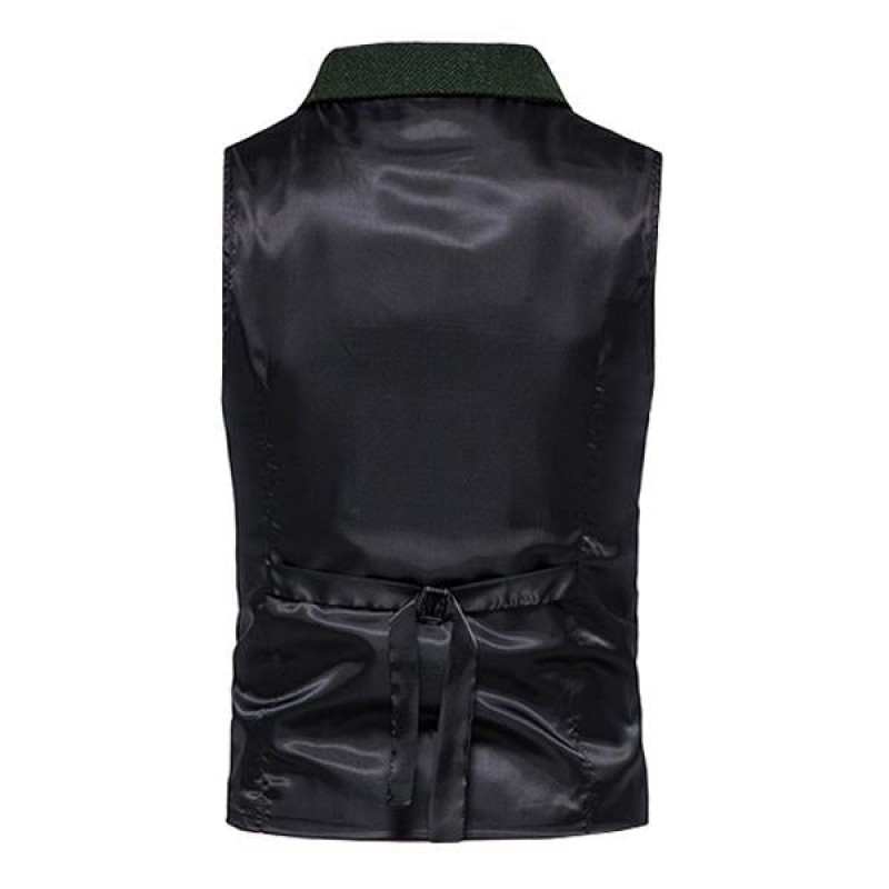 Mens Single Breasted Casual Suit Vest 69845479M