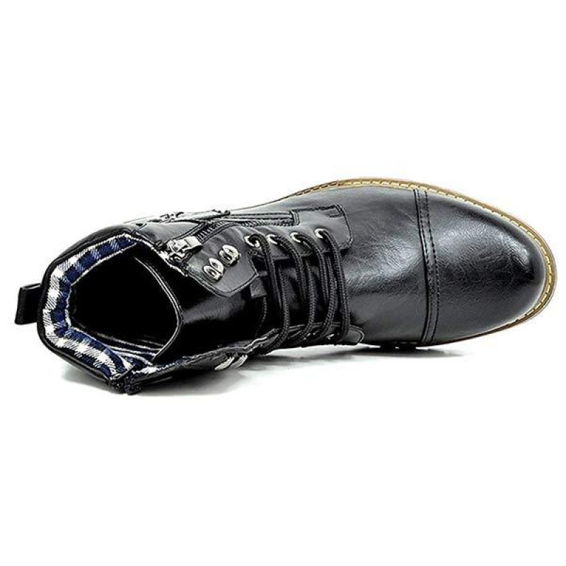 MENS METAL DOUBLE ZIP RIDER BOOTS 46764393C