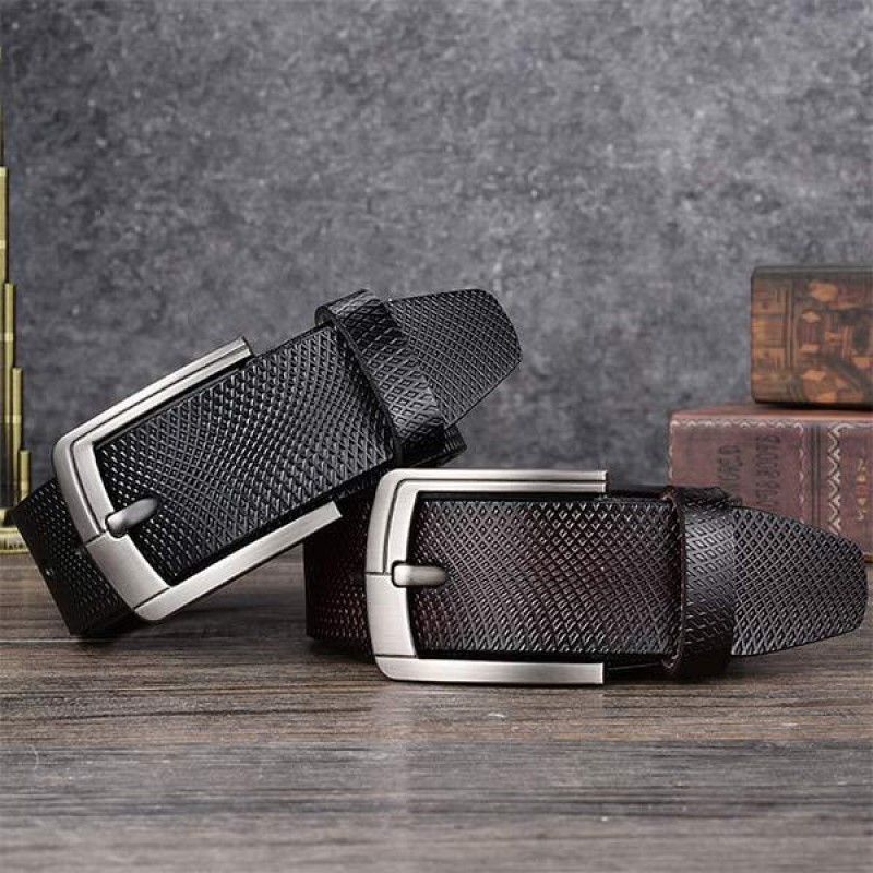 VINTAGE COWHIDE BELT 69428562W