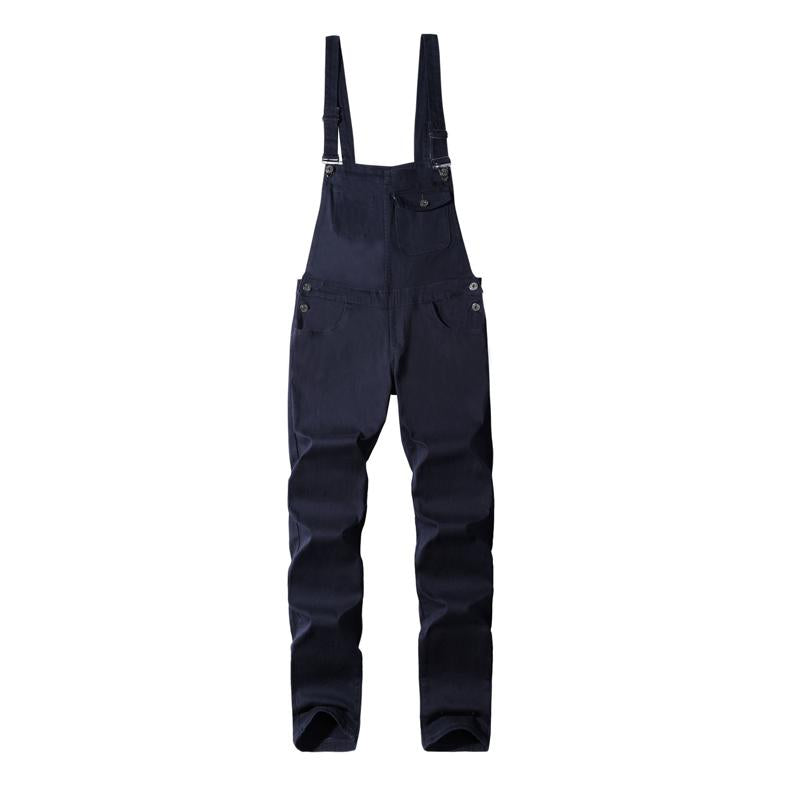 Mens Solid Color Slimming Jumpsuit 87488057X