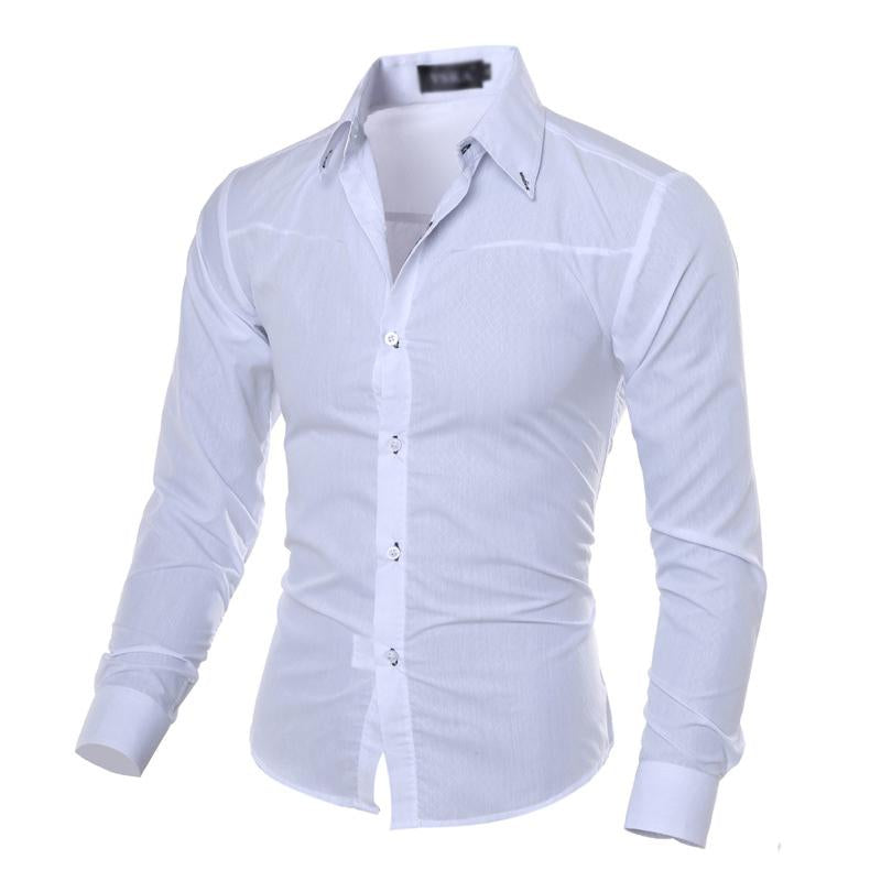 Mens Dark Pattern Diamond Long-sleeved Shirt 42745264X