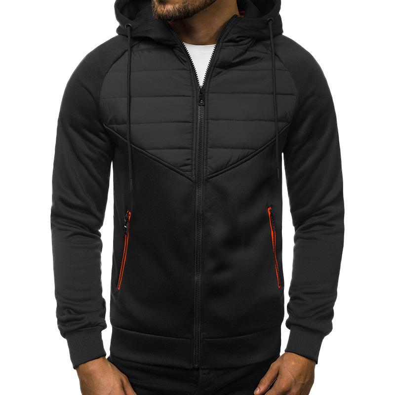 Mens Casual Zipper Hoodie Jacket 40406042X