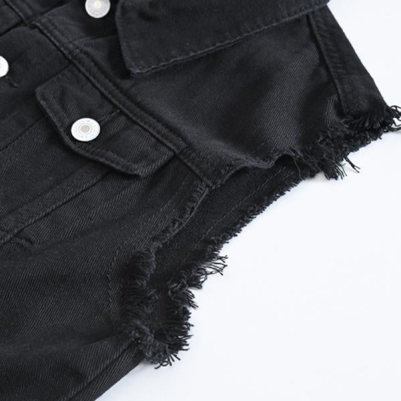 Mens Casual Denim Vest 69645084M