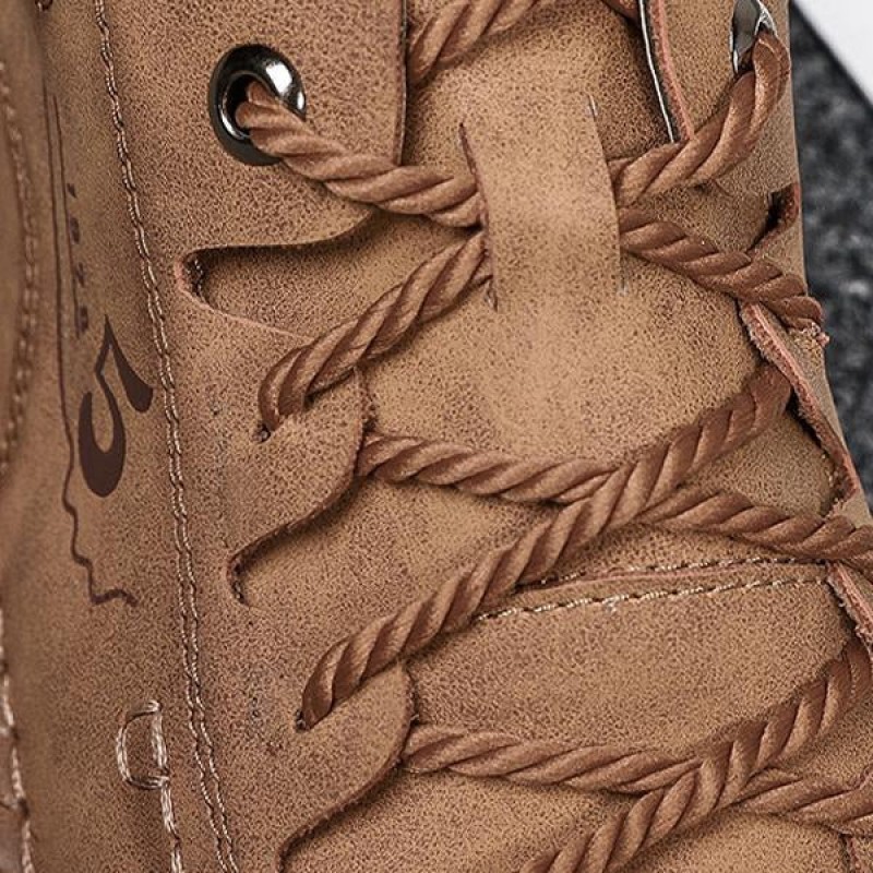 MENS VINTAGE STITCH THREAD BOOTIES