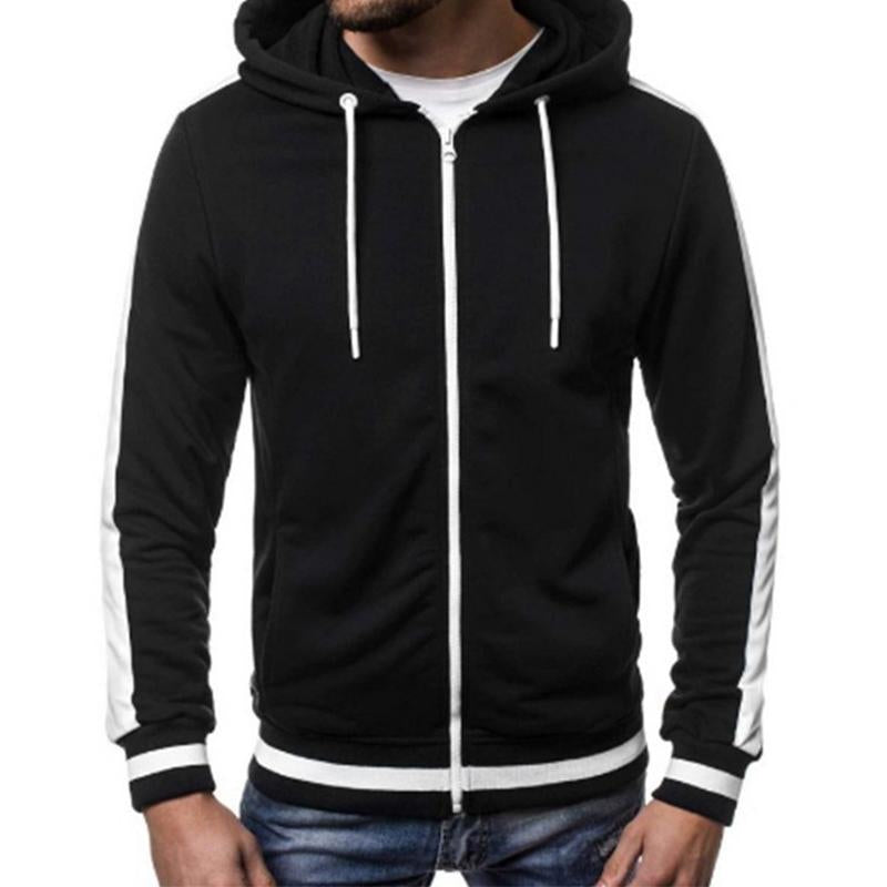 Mens Casual Zipper Hoodie Jacket 94332526M