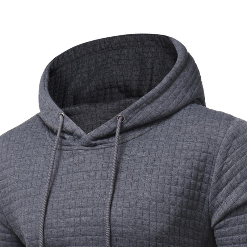 Mens Zipper Decor Loose Fit Casual Hoodie 22625474Z