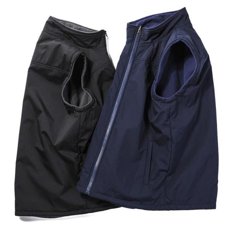 MENS FLEECE REVERSIBLE VEST