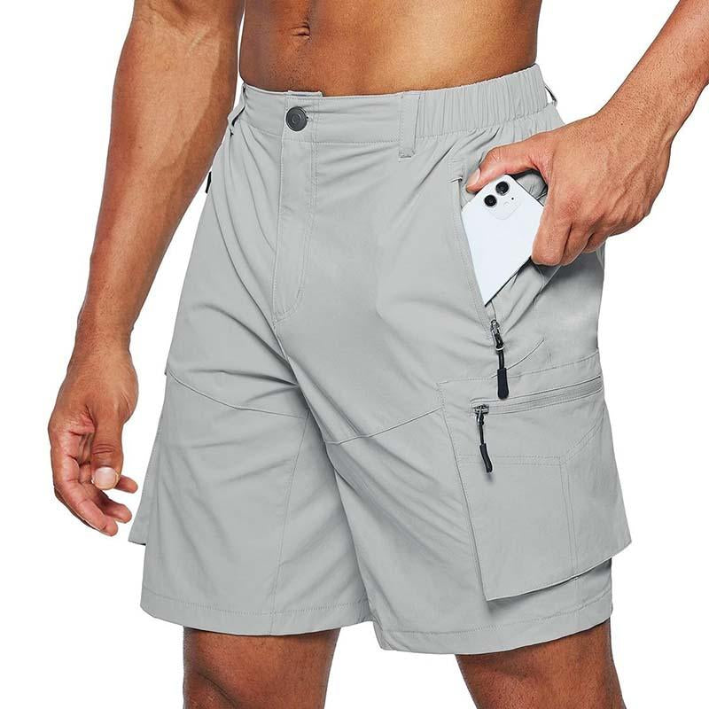 Mens Casual Multi-pocket Quick Dry Shorts 24086685M