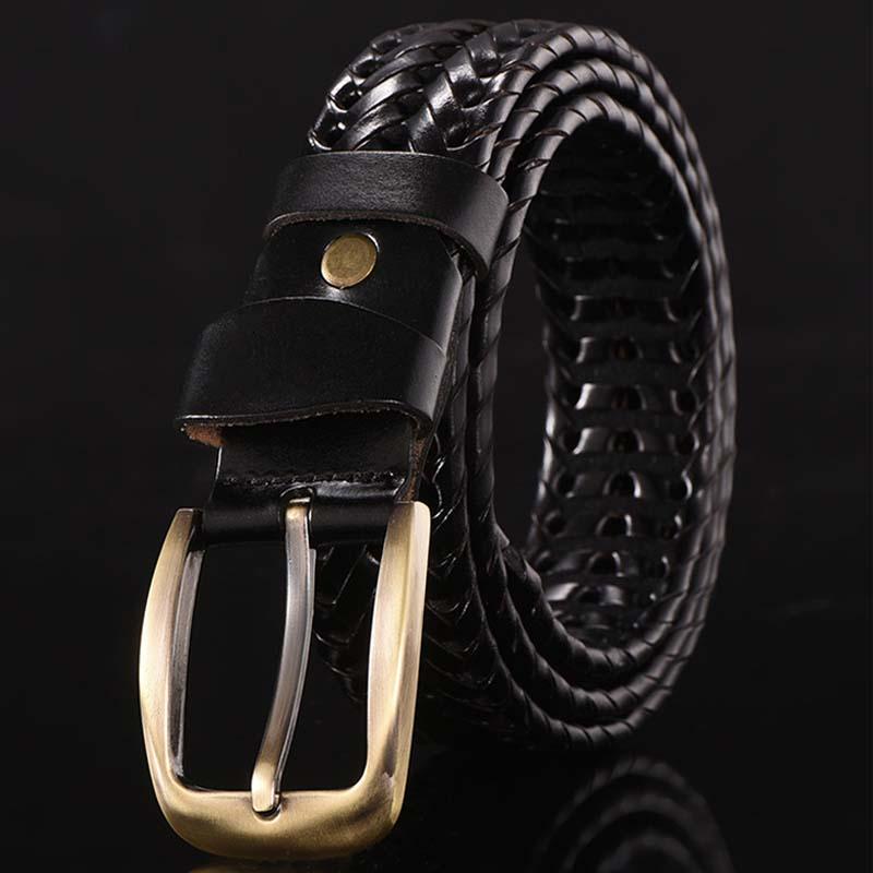 Mens Braided Leather Belt 18488144Q